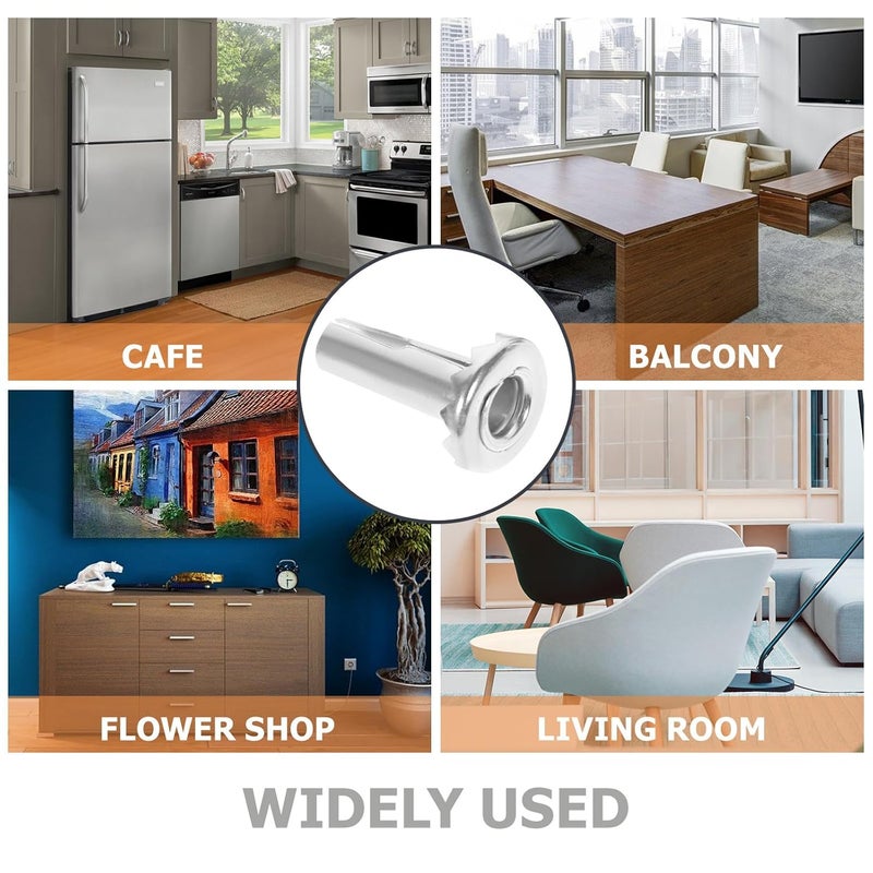 30PCS Heavy Duty Metal Caster Sleeves Expandable Anti Loose Replacement Parts - Image 4