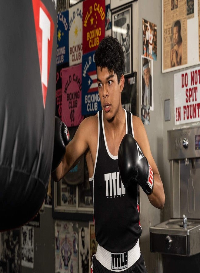 Title Boxing Title Classic Black Max Boxing Gloves, Black, 12 oz - Image 5