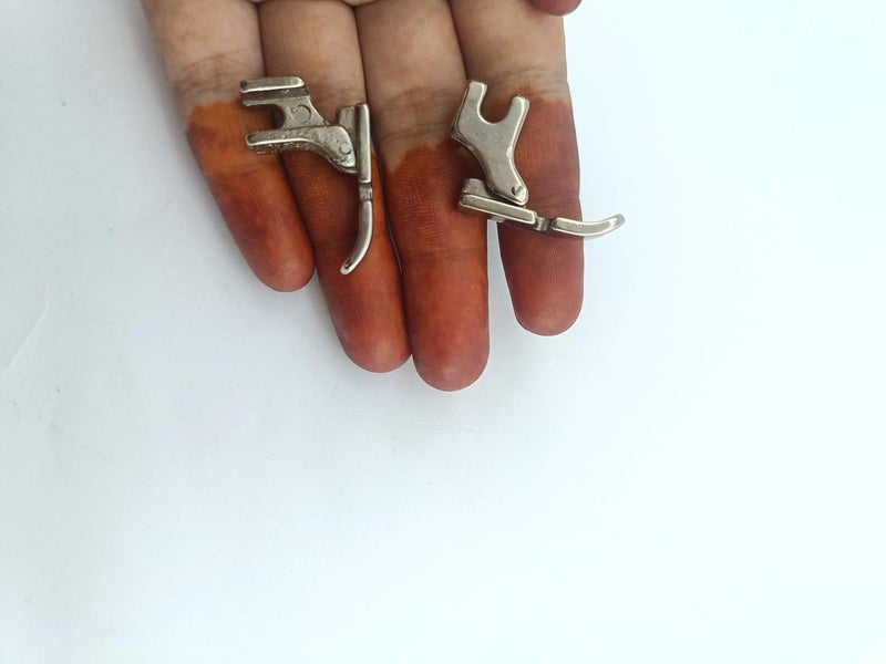 advancedestore Presser Feet for Home Machine Small Sewing Machine Feets (Right-1+Left-1) - Image 1