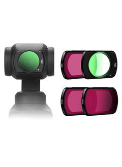 ND Filters Set Fit for DJI Osmo Pocket 3, CPL ND8 ND16 ND32 Lens Filter, Fit for DJI Osmo Pocket 3 Creator Combo Camera Accessories, Adjustable Polarization Effect, Improving the Clarity (4 Pack)