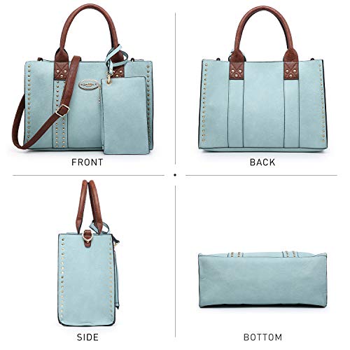 Dasein Purses Handbags for Women Tote Wallet Set Top Handle Satchel Shoulder Hobo Bag 3pcs - Image 3
