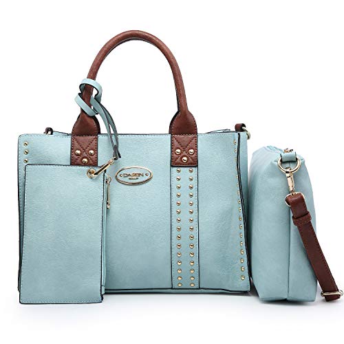 Dasein Purses Handbags for Women Tote Wallet Set Top Handle Satchel Shoulder Hobo Bag 3pcs - Image 1