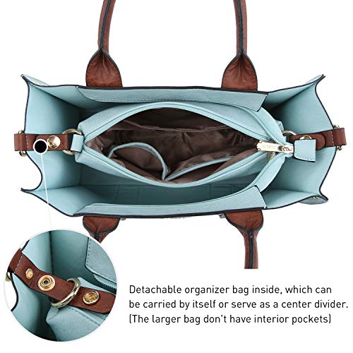 Dasein Purses Handbags for Women Tote Wallet Set Top Handle Satchel Shoulder Hobo Bag 3pcs - Image 5