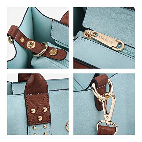 Dasein Purses Handbags for Women Tote Wallet Set Top Handle Satchel Shoulder Hobo Bag 3pcs - Image 4