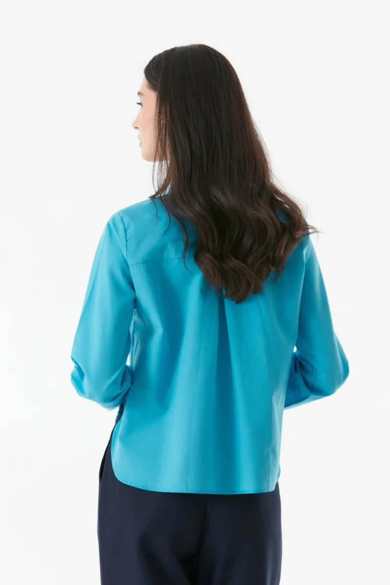 FullaModa Basic Flare Pocket Detailed Shirt