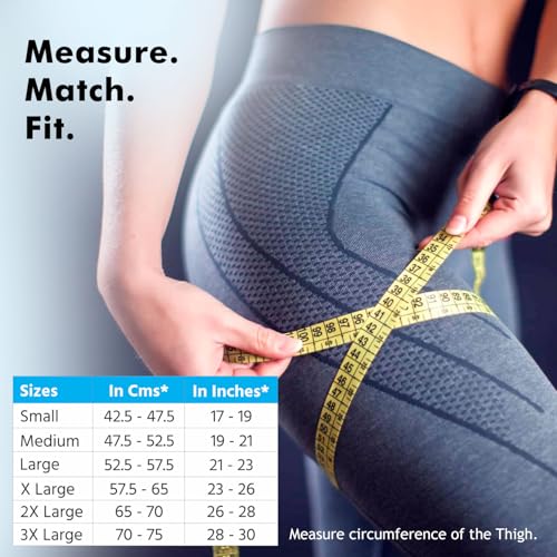 Flamingo Premium Varicose Vein Stockings | Medical Compression Stockings for Varicose Veins & Swelling | Compression Socks for Men & Women | Size - LARGE | 1 Pair | - Image 4