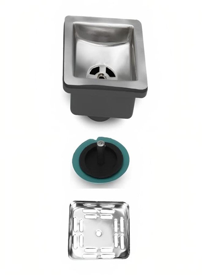 Messina Premium Square Waste Coupling for Kitchen Sinks - Efficient Drainage System. - Image 4