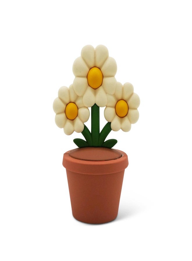 GOOFBALLS Mini Garden Figurines for Desk Decor - Cute Resin Accessories for Fairy Gardens, Terrariums, Succulent Pots & Office Spaces - Tiny Plant Decor Statues - Daisy - Image 1