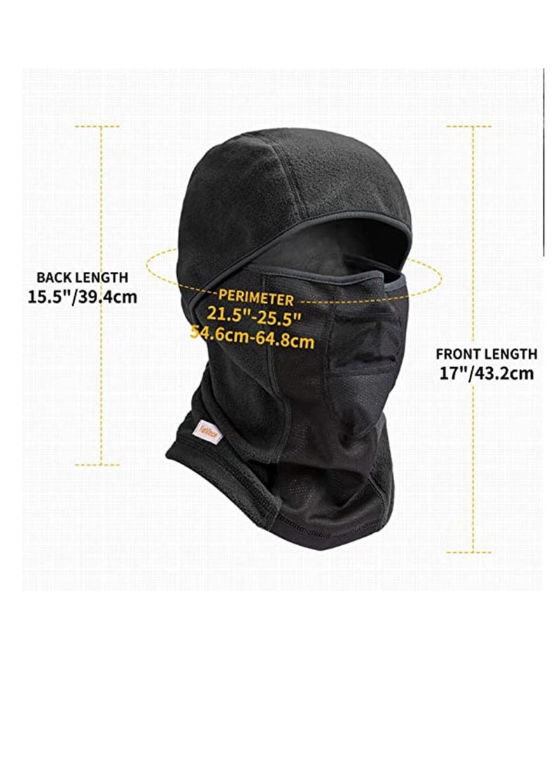 Excefore - Headwear Balaclava, Windproof Ski Mask, Winter Fleece Thermal Full Face Mask Cover for Men Women, Breathable Cold Weather Gear for Skiing, Snowboarding, Motorcycle Riding, Running & Outdoor Work - Image 1