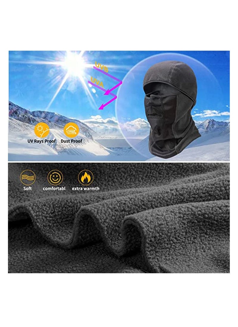 Excefore - Headwear Balaclava, Windproof Ski Mask, Winter Fleece Thermal Full Face Mask Cover for Men Women, Breathable Cold Weather Gear for Skiing, Snowboarding, Motorcycle Riding, Running & Outdoor Work - Image 1