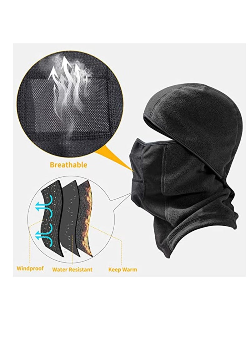 Excefore - Headwear Balaclava, Windproof Ski Mask, Winter Fleece Thermal Full Face Mask Cover for Men Women, Breathable Cold Weather Gear for Skiing, Snowboarding, Motorcycle Riding, Running & Outdoor Work - Image 1