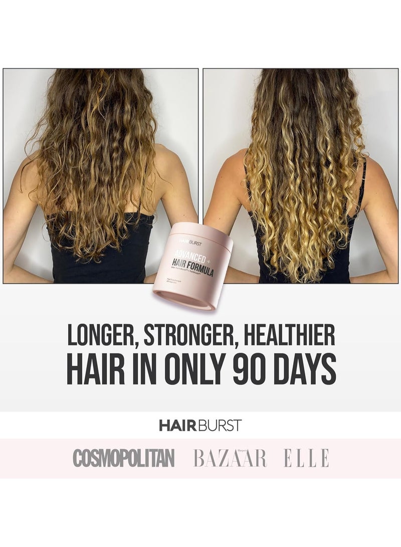 هيربرست مكمل HAIR BURST Advanced+ لعلاج تساقط الشعر - يستهدف الأسباب الجذرية، ويعزز النمو القوي - منتج طبيعي للشعر، قائم على الأبحاث العلمية، للنساء - 4 كبسولات يومية، محلول واحد - Image 3