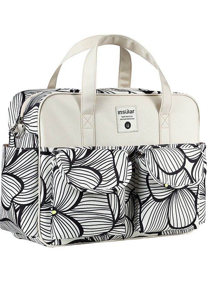 Floral Printed Baby Diaper Handbag - Image 1