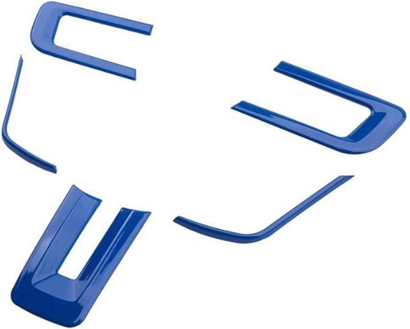 QASULER ABS Steering Wheel Trim Cover for Ford Mustang 2015-2019 - Image 1