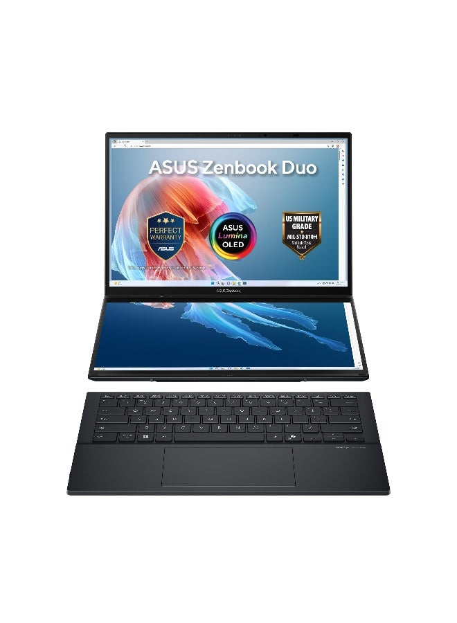 أسوس Zenbook Duo/Intel Ultra 7 255H/16GB RAM/1TB SSD/Shared Graphics/14" Touch/Win11H/Inkwell Gray [UX8406CA-QL135W] Gray - Image 1