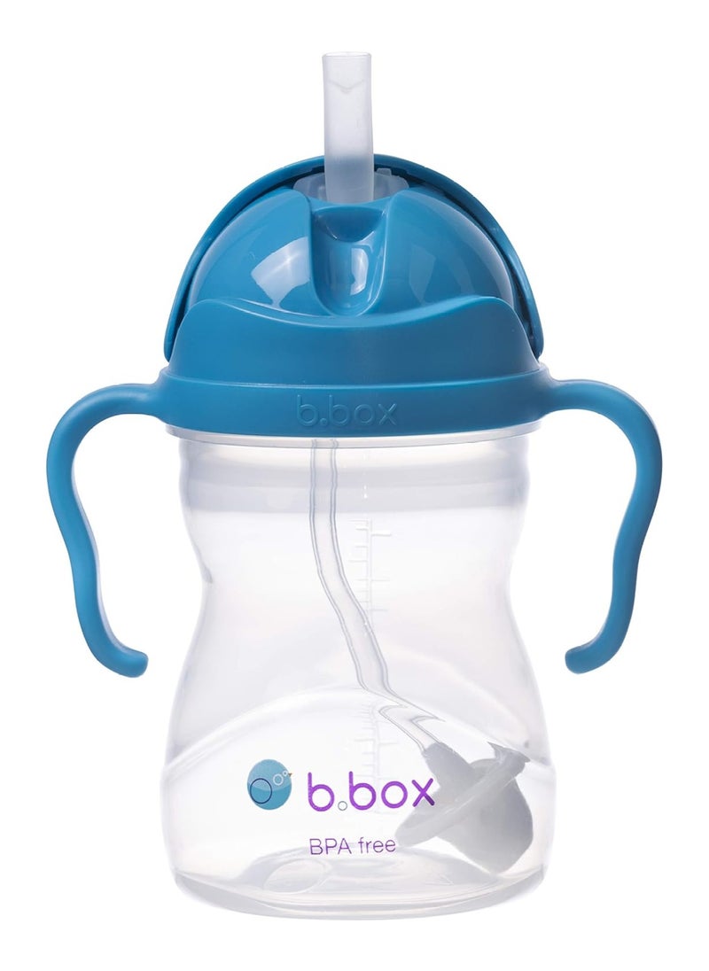 b.box Baby Sippy Cup, 8Oz, 6 months+, Cobalt  - Image 3