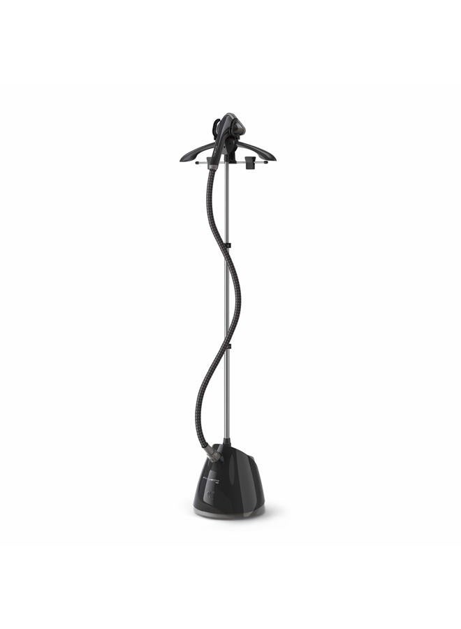 Rowenta , Steamer for Clothes, Pro Style Full Size Steamer with 45 second heat-up & Removable 50 oz Water Tank, 1500 Watts, Included Clips to Hang Clothes, Ironing, Black Clothes Steamer, IS2461 - Image 1