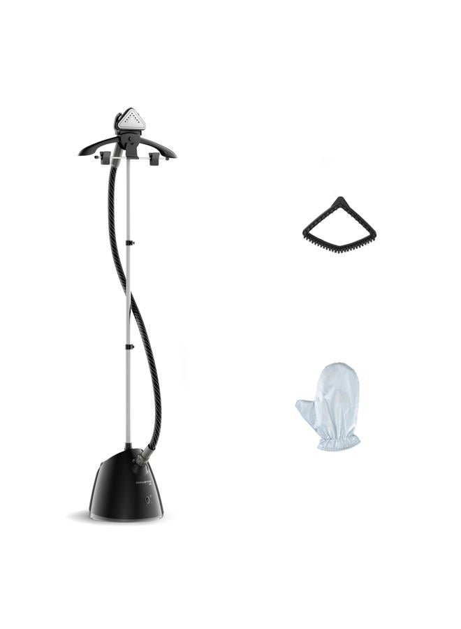 Rowenta , Steamer for Clothes, Pro Style Full Size Steamer with 45 second heat-up & Removable 50 oz Water Tank, 1500 Watts, Included Clips to Hang Clothes, Ironing, Black Clothes Steamer, IS2461 - Image 3