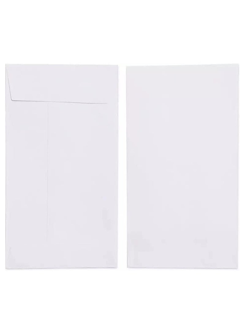 MARKQ (500 حزمة) أظرف عملة بيضاء 6” × 4” أظرف كرافت ذاتية اللصق للبذور للأغراض الصغيرة، الأجزاء، الأجور، الملاحظات، الخرز، الحديقة، المكتب - Image 5