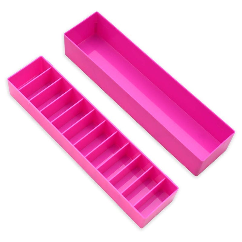 Barber Mate 3 Pack Pink ® Blade Caddy with Detachable Lid - Image 3
