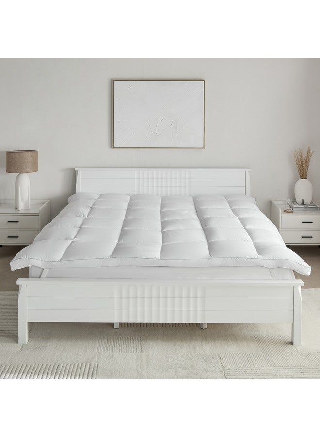 Home Box مايكرو فريش 300TC بطانة مرتبة كينج ناعمة من الألياف الدقيقة 200 × 6 × 180 سم - Image 2