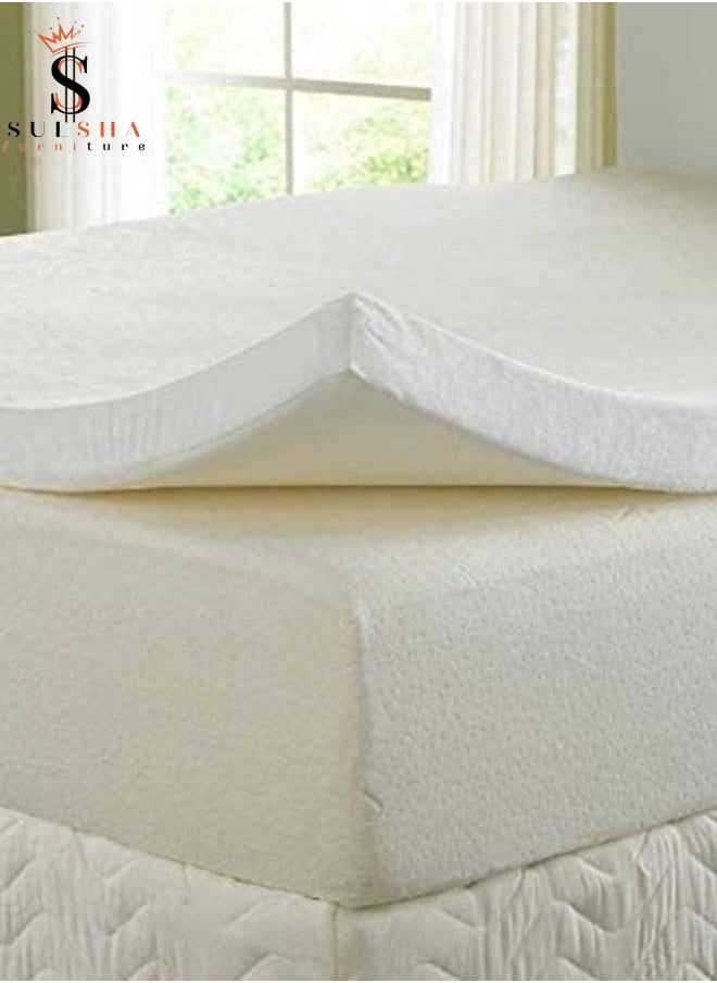 SULSHA - Premium Quality Super Soft Memory
Foam Topper Single Size 90x200x5 Cm - Image 1