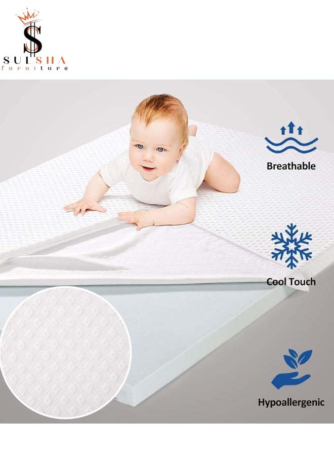 SULSHA - Premium Quality Super Soft Memory
Foam Topper Single Size 90x200x5 Cm - Image 1
