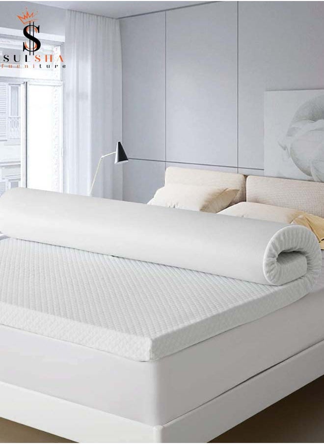 SULSHA - Premium Quality Super Soft Memory
Foam Topper Single Size 90x200x5 Cm - Image 1