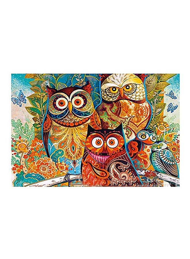 1000 قطعة من لعبة أحجية قطع التركيب للأطفال والكبار - أحجية الصور المقطوعة يمكنك تركيبها بنفسك لديكور المنزل بتصميم بومة - Image 2