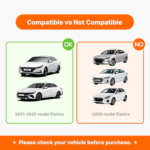 FICS Car Phone Holder for Hyundai Elantra 2021, 2022, 2023, 2024, 2025 – Custom-Fit Mount for Seamless Display Integration, Interior Accessories for Navigation Use, Stable Driving View - Image 2