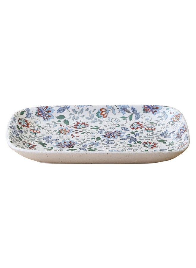 miah decor Miah Décor MD-283 Miah Decor HandcraftedMidsummer Night's Dream Collection- Stoneware Platters -Set of 2 - Image 5