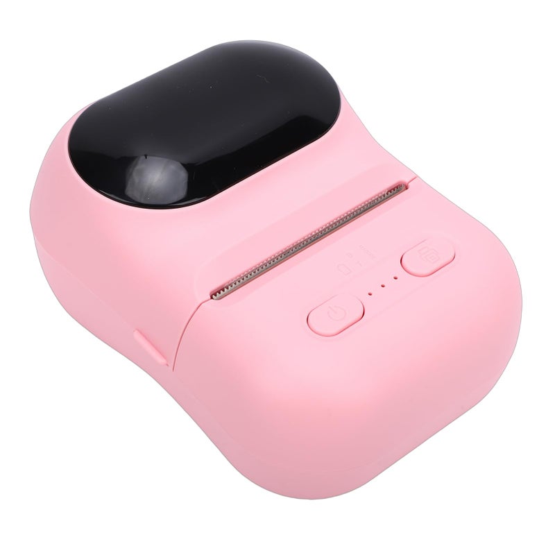 Pink Mini Thermal Sticker Printer Portable Inkless Sticker Maker For Notes Photos - Image 2