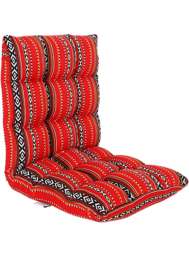 GO2CAMPS كرسي تخييم GO2CAMPS مع وسادة، كرسي جلوس على أرض الصحراء الرملية، كرسي مريح بزاويا قابلة للتعديل ودعم ظهر مبطن، كرسي مجلس عربي، قابل للطي للتأمل، كرسي يوغا، قراءة، مشاهدة التلفاز، ألعاب - Image 1