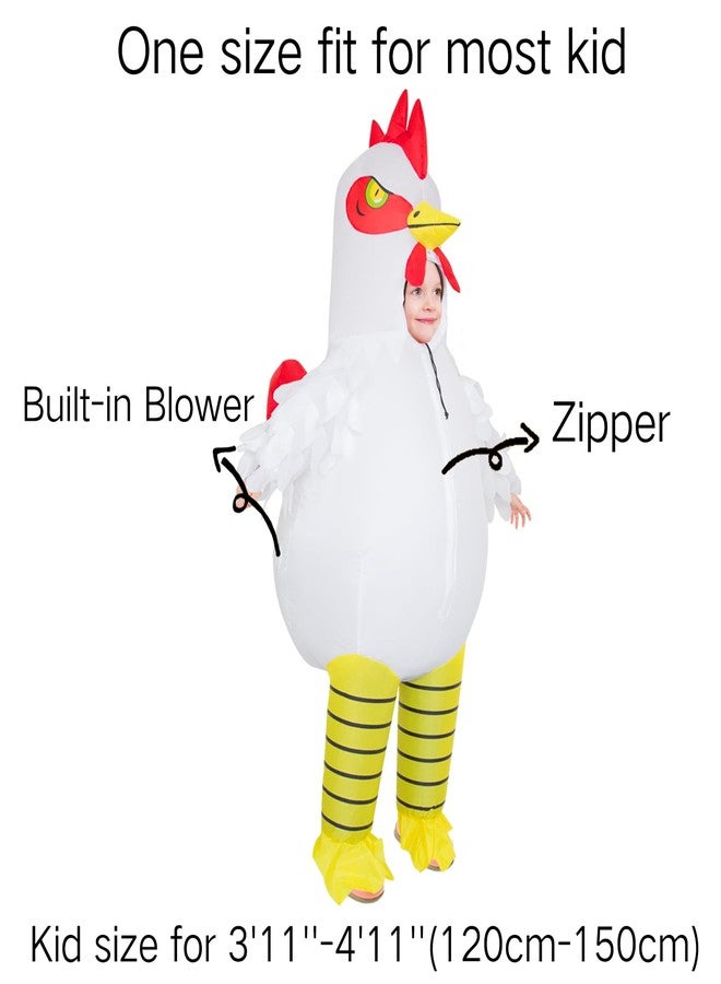 Stegosaurus Inflatable Chicken Costume for Kids Halloween Costume for Kid Boys Girls Funny Blow up Costumes for Cosplay Party - Image 4