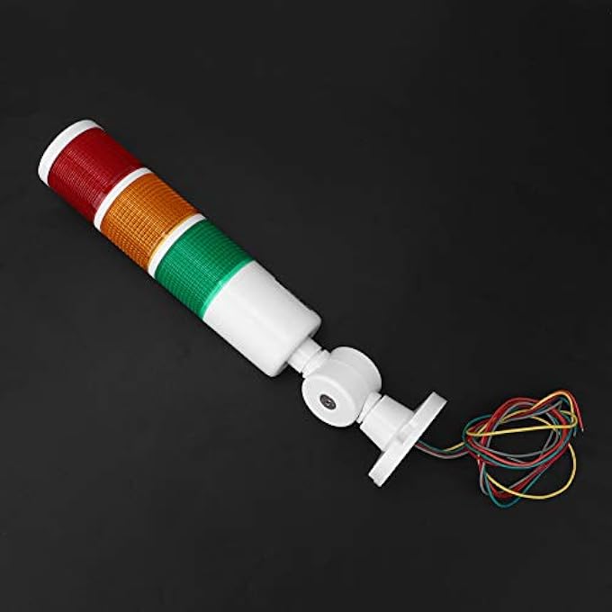 Depisuta Light Round Tower Light Indicator Warning Lights Led Red Green Yellow With Buzz Sound For Cnc Machine Tool Safety - Image 4