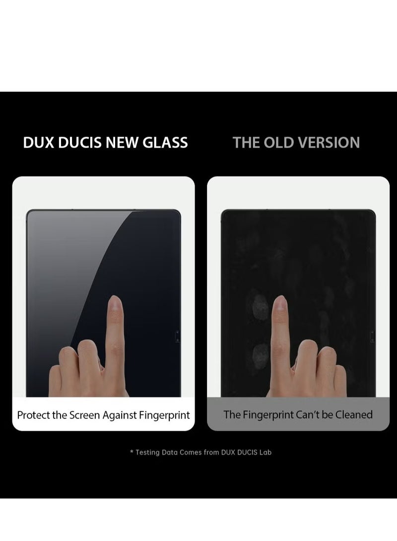 دوكس دوتشيز (عبوة من قطعتين) زجاج مقسّى ممتاز لجهاز هواوي ميت باد برو 11 بوصة (2024)، 9H مضاد للخدش، حافة مستديرة 2.5D، طبقة عالية الدقة مضادة للانفجار ومضادة للزيوت (مضادة لبصمات الأصابع) - Image 5