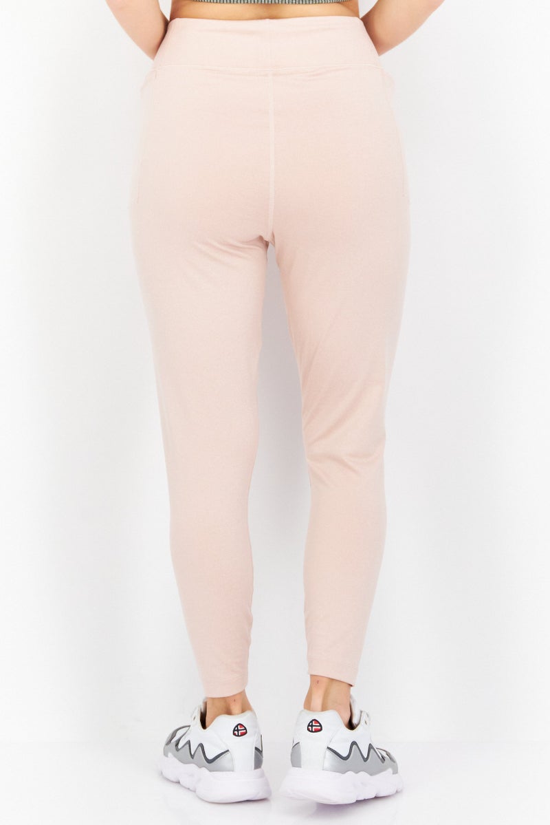 PUMA Women Sportswear Fit Brand Logo Training Leggings, Peach - Image 2