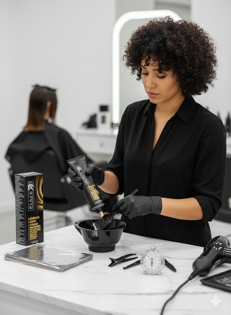 BLACK PROFESSIONAL LINE Black Professional Sintesis Color Cream 9.0 Ultra Light Blond – Ammonia Free with Argan Oil & Keratin - Image 2