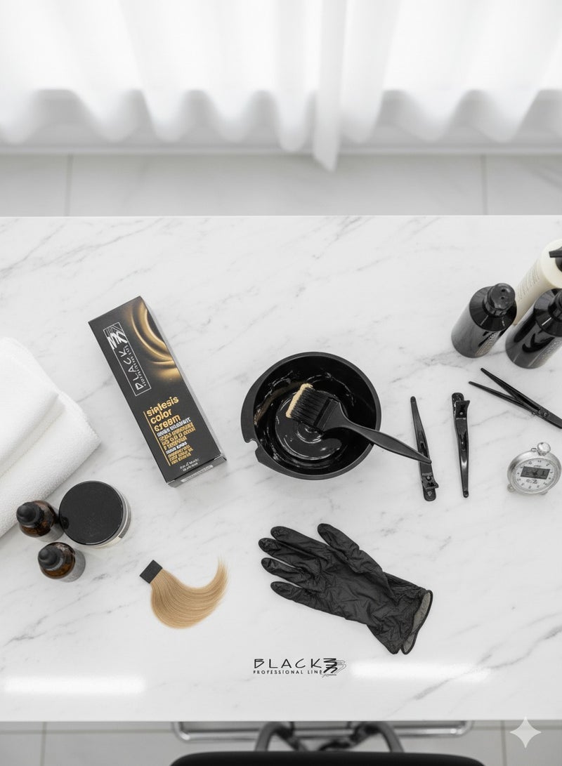 BLACK PROFESSIONAL LINE Black Professional Sintesis Color Cream 9.0 Ultra Light Blond – Ammonia Free with Argan Oil & Keratin - Image 3