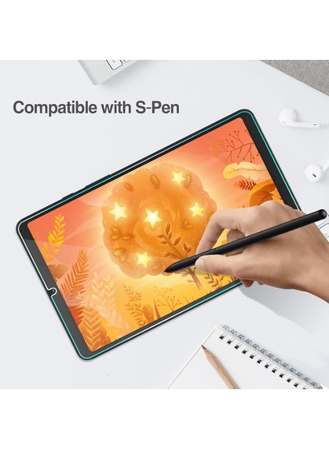 واقي شاشة من قطعتين لجهاز Galaxy Tab A9 مقاس 8.7 بوصة 2023 - زجاج مقسّى عالي الوضوح بصلابة 9H، واقي شاشة شفاف عالي الوضوح لجهاز SM-X110/X115/X117 - Image 5