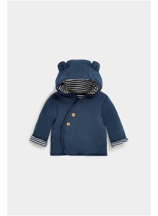 mothercare - Navy Wadded Jacket - Image 1