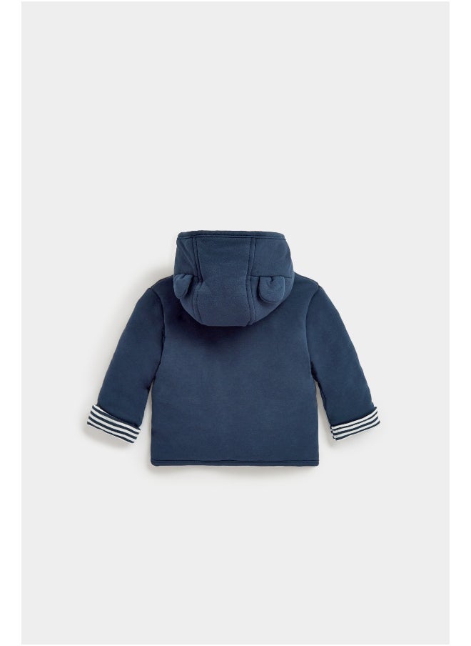 mothercare - Navy Wadded Jacket - Image 1