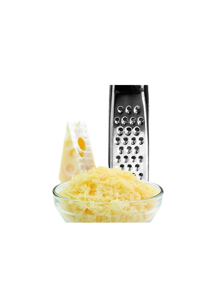 Anjali Kitchenware - Anjali Stainless Steel 3 in 1 Lemon Squeezer With Comfortable Handle, Helps Extracting Lemon Juice, Grating Cheese & Bottle Opener - Image 1