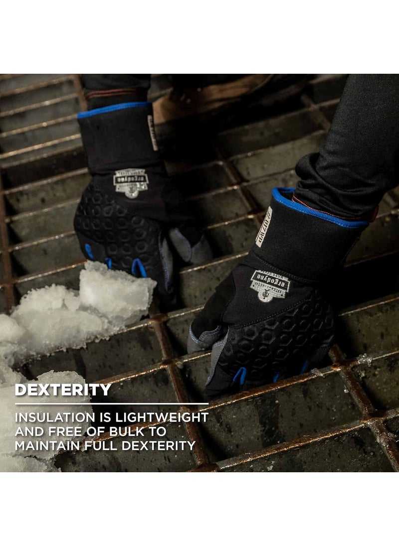 Ergodyne Ergodyne ProFlex 817WP Waterproof Work Gloves Thermal Insulated Touchscreen Reinforced Palms Black XLarge  - Image 5