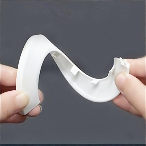 shenghang Fit 1/2 Inch Flange Water Pipe Cover Decoration 16mm(5/8") Escutcheon Plate Plastic PP White Snap-On Escutcheon Plate Cover for Wall Pipe Tube Decoration (16) - Image 5