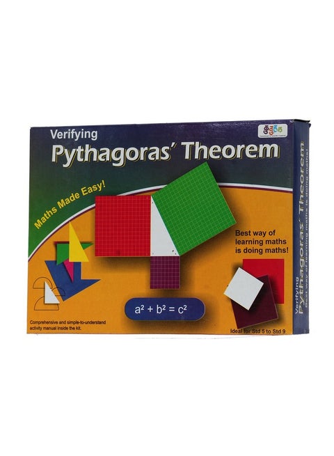 Pythagoras Theorem and Right Angle Triangle Property Puzzle and Board Game Like Activity DIY Kit Innovative Math Made Easy Series Educational Gift School Project