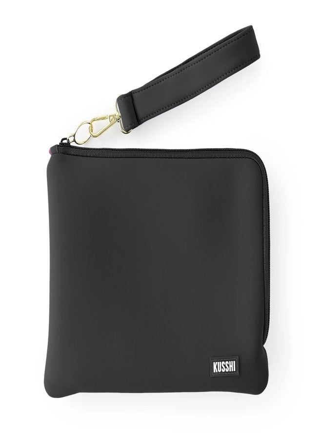 KUSSHI Wristlet Clutch (Black/Pink) - Image 1