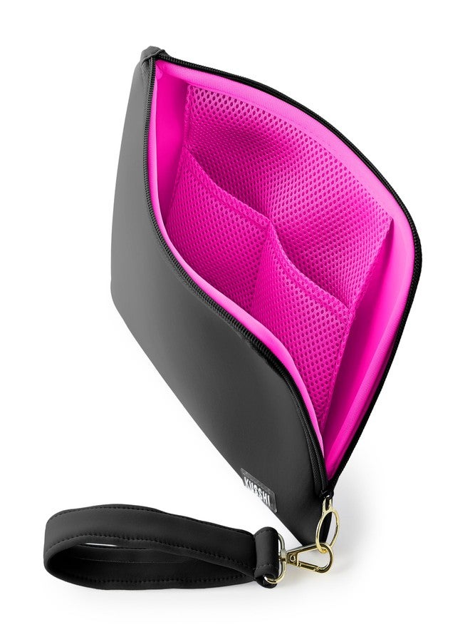KUSSHI Wristlet Clutch (Black/Pink) - Image 2
