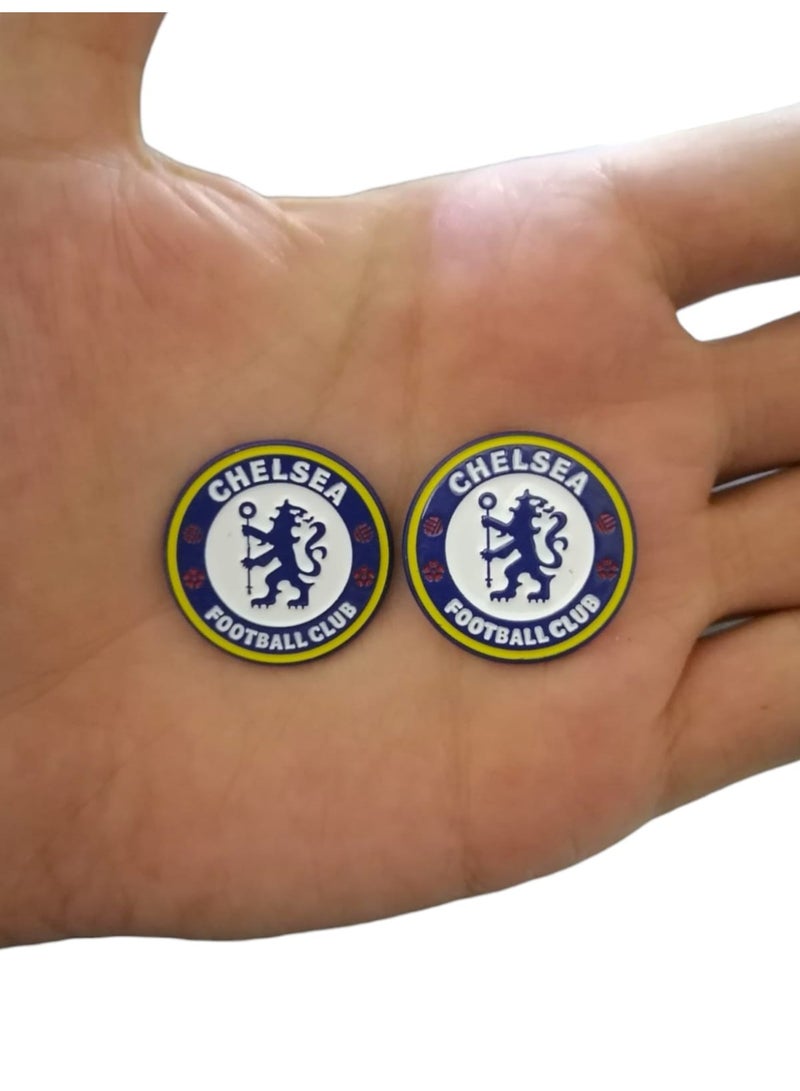 Two pieces of the Chelsea logo, the pride of London, a small phone sticker - Image 1