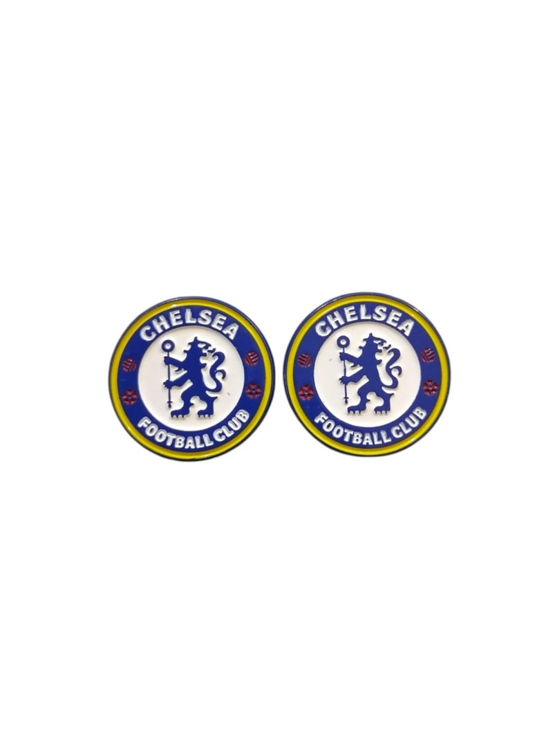 Two pieces of the Chelsea logo, the pride of London, a small phone sticker - Image 2